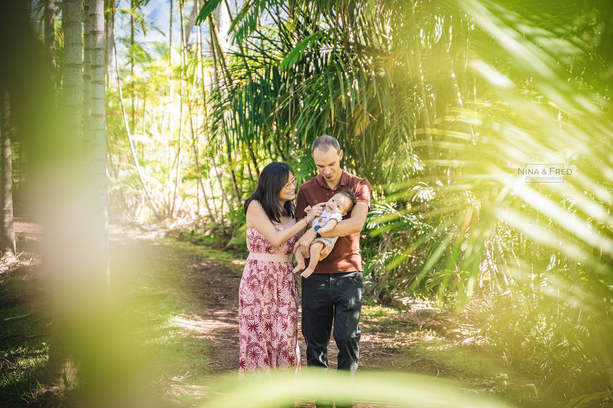 photo de famille et naissance H&N&D